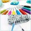 Knit Crochet Hook Kit Knitting Needles Set With Bag,Steel Large Eye Carousel 4