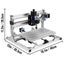 Brand NEW 3 Axis CNC Router Kit 3018 500MW Engraving Tools PVC Laser Engraver Carousel 8