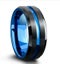 Men’s ring - blue stripe - new Carousel 3