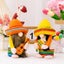 1pc Gras Carnival Gnome Scandinavian Dwarf Plush Doll Guitar Couple Carousel 3