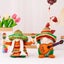 1pc Gras Carnival Gnome Scandinavian Dwarf Plush Doll Guitar Couple Carousel 5