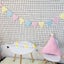 12 Flags 17cm Colorful Felt Banner Garlands Birthday Bunting Pennant Carousel 6