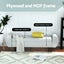 Storage Ottoman Blanket Box Armrest 140Cm Grey Carousel 4