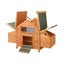 NEW Chicken Coop Rabbit Hutch Large House Run Cage Wooden Outdoor Pet Hutch Carousel 4