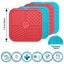 Pet Licking Mat - Food Slow Feeder Pad for Dog Anxiety Relief Carousel 9