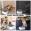 Pet Water Bowl No-Spill Carried Floating Slow Water Feeder Carousel 9