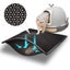 Cat Litter Mat Double Layer Waterproof Urine Proof Trapping Mat Carousel 1