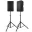 DJ Speaker Set - 12 Inch - Bluetooth - Stands Carousel 1