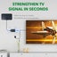 Hod Health And Home Indoor Hdtv Digital Tv Antenna Amplifier Signal Booster Cabl Carousel 5