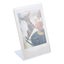L Shape Clear Acrylic Photo Frame Free Standing Carousel 3