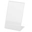 L Shape Clear Acrylic Photo Frame Free Standing Carousel 5