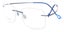 Rimless Rectangle Shiny Dark Blue SmartBuy Collection Harlo RT-008A C7 53 Carousel 2