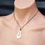 Natural Hand Carved Maori Bone Carving Pendant Necklace - Whale Tail Hook Carousel 4