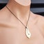 Natural Hand Carved Maori Bone Carving Pendant Necklace - Curved Hook Carousel 5