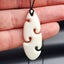 Natural Hand Carved Maori Bone Carving Pendant Necklace - Sea Waves Carousel 1