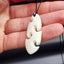 Natural Hand Carved Maori Bone Carving Pendant Necklace - Sea Waves Carousel 2