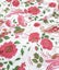 WHITE WITH PICK FLOWERS CHIFFON FABRIC Carousel 2