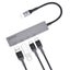 Bonelk Long-Life USB-C 4-in-1 Multiport Slim Hub - Grey [ELK-80048-R] Carousel 3