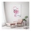 Pink Galah White Frame Canvas Wall Art Carousel 4