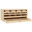 Chicken Laying Nest 4 Compartments 106X40x45 Cm Solid Pine Wood Poultry Cages Carousel 3