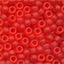 Mill Hill Glass Beads Size 6 16617 Frosted Red Red Carousel 1
