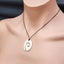 Natural Hand Carved Maori Bone Carving Pendant Necklace - Koru Spiral Carousel 3