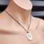 Natural Hand Carved Maori Bone Carving Pendant Necklace - Koru Spiral Carousel 5