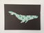Stamp Art. WHALES/MAMMALS. 1978 Whale Stamps. Size A4 Genuine postage stamps. Carousel 2