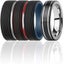 ROQ Silicone Wedding Twin 2Layer Ring Set - MultiColor by ROQ for Men - 4 x 1... Carousel 1