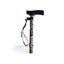 Folding T Handle Cane - Leopard Print Lightweight Walking Stick Carousel 4