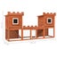 Outdoor Large Rabbit Hutch House Pet Cage Double House Oiboia Carousel 2