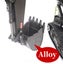 HUINA 1593 EXCAVATOR Remote Control RC White 1:14 Scale Digger (Hui Na) Carousel 16