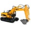 HUINA 1535 -1 Digger Truck Model Car 1:14 RC (Hui Na) 15CH (WITH ACCESSORIES) Carousel 18