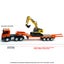 HUINA Truck Excavator Digger with FlatBed Truck RC 1319 1:24 (Hui Na) Carousel 4