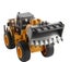 Die-cast Loader Bulldozer Model Scale, 1:40, Huina 1913 YELLOW METAL Carousel 6