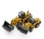 Die-cast Loader Bulldozer Model Scale, 1:40, Huina 1913 YELLOW METAL Carousel 9