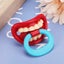 Cute Baby Soother Dummy Pacifier Funny Anti-off Silicone Dummy Pacifier Carousel 1
