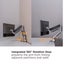 Gorilla Arms Heavy Duty Single Monitor Gas Spring Monitor Arm with USB 3.0 Ports Carousel 4