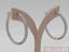 3.00ct TDW Laboratory-Grown Diamond Hoop Earrings in 14ct White Gold $8,000 Carousel 2
