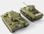 Heng long Tank 2.4G 1/30 scale RC Battle Tank Set (2pcs) SHERMAN EASY EIGHT V... Carousel 1