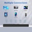 Foldable TV Sound Bar Built-in Subwoofer,Bluetooth 5.1 Wireless Speaker Soundbar Carousel 5