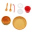 silicone pizza baby feeder cup Pizza Baby Feeder Bowl Silicone Multi Functional Carousel 3