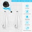 4Pcs Suction Cup Hooks Holds up to 15lbs, Durable Shower Suction Hanger (Black) Carousel 2