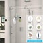 4Pcs Suction Cup Hooks Holds up to 15lbs, Durable Shower Suction Hanger (Black) Carousel 5