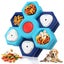 Slow Feeder Dog Bowl PC Interactive Pet Toy Four Layer Design for Pet Eating Carousel 1