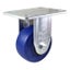 Easyroll 100mm Fixed Plate Mount J3 Castor-Elastic Rubber 200kg-Each Carousel 1