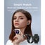 Smartwatch with TWS Earbuds 2in1 Health Monitor NFC Bluetooth Sports Watch-Black Carousel 2