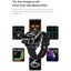 Smartwatch with TWS Earbuds 2in1 Health Monitor NFC Bluetooth Sports Watch-Black Carousel 7