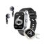 Smartwatch with TWS Earbuds 2in1 Health Monitor NFC Bluetooth Sports Watch-Black Carousel 1