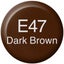 Copic Ink Bottle (New) E47 Dark Brown Carousel 2
